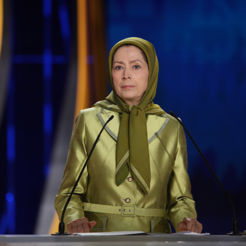 Maryam Rajavi at the third session of the Free Iran Global Summit- The conference entitled “Iranian Regime’s Terrorism; Shut Down Tehran’s Embassies, Expel its Agents and Operatives ,” - Ashraf 3 - July 20, 2020