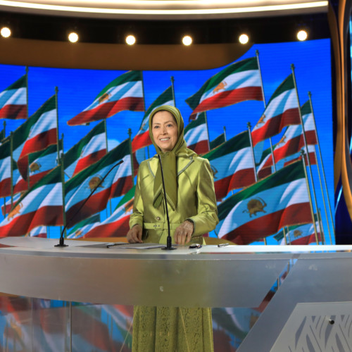 Maryam Rajavi at the third session of the Free Iran Global Summit- The conference entitled “Iranian Regime’s Terrorism; Shut Down Tehran’s Embassies, Expel its Agents and Operatives ,” - Ashraf 3 - July 20, 2020