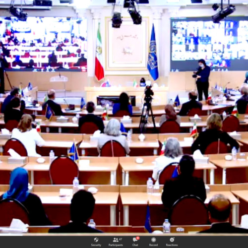 Maryam Rajavi at the three-day session of the National Council of Resistance of Iran - July 2020