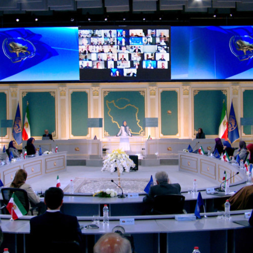 Maryam Rajavi at the three-day session of the National Council of Resistance of Iran - July 2020