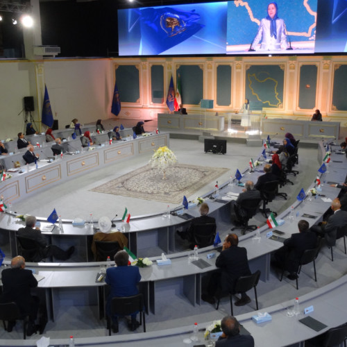 Maryam Rajavi at the three-day session of the National Council of Resistance of Iran - July 2020