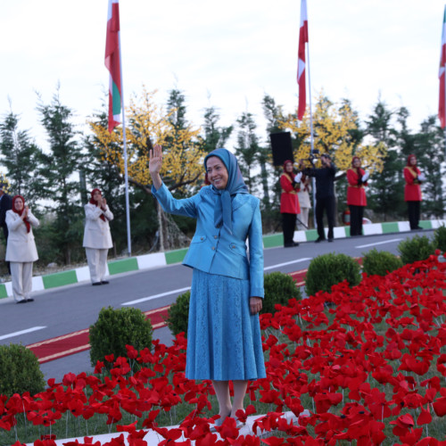 Maryam Rajavi, in ceremony to commemorate July 20 anniversary of Iranians’ historic uprising in 1952 in honor of Dr. Mohammad Mosaddeg – Ashraf 3, July 17, 2020.