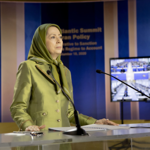 Maryam Rajavi addresses conference held on the eve of the UN General Assembly Summit – September 18, 2020