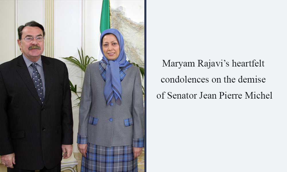 Maryam Rajavi’s heartfelt condolences on the demise of Senator Jean Pierre Michel