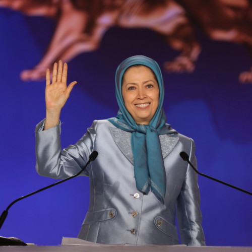 Maryam Rajavi at the anniversary of the uprising in November 2019 - November 10, 2020