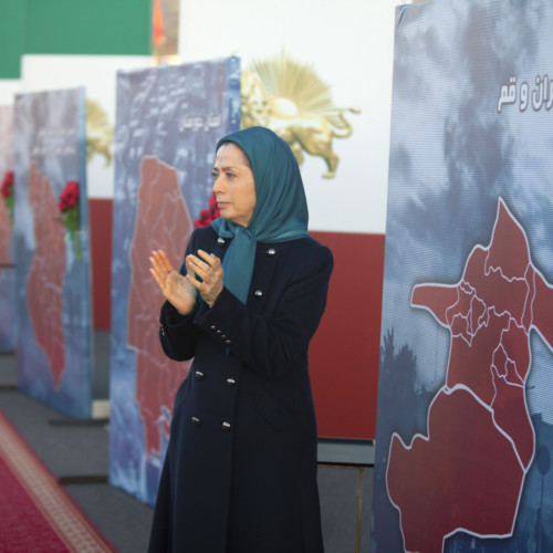 Maryam Rajavi at the anniversary of the uprising in November 2019 - November 10, 2020