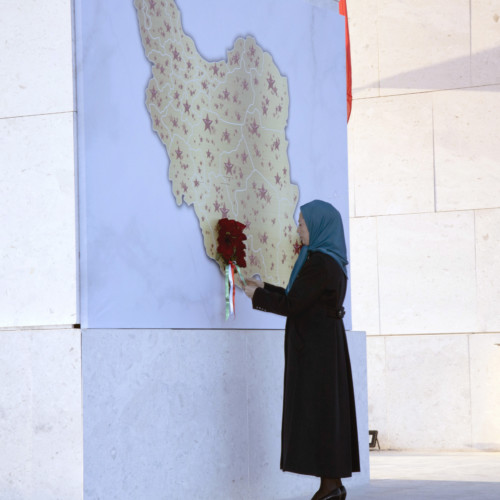 Maryam Rajavi at the anniversary of the uprising in November 2019 - November 10, 2020