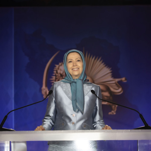 Maryam Rajavi at the anniversary of the uprising in November 2019 - November 10, 2020