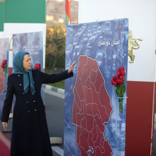 Maryam Rajavi at the anniversary of the uprising in November 2019 - November 10, 2020