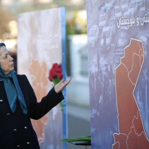 Maryam Rajavi at the anniversary of the uprising in November 2019 - November 10, 2020