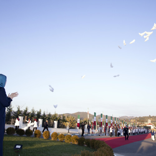 Maryam Rajavi at the anniversary of the uprising in November 2019 - November 10, 2020