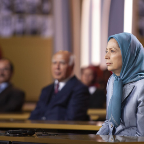 Maryam Rajavi at the anniversary of the uprising in November 2019 - November 10, 2020