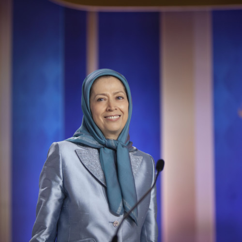 Maryam Rajavi at the anniversary of the uprising in November 2019 - November 10, 2020