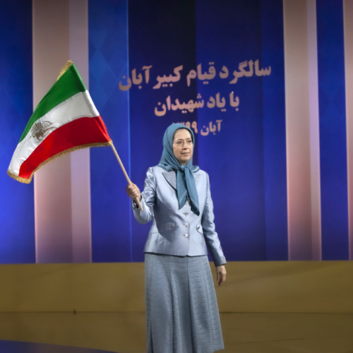 Maryam Rajavi at the anniversary of the uprising in November 2019 - November 10, 2020