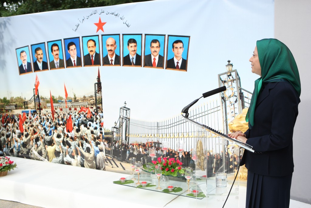 Maryam Rajavi’s speech at ceremony in honor of Camp Ashraf martyrs