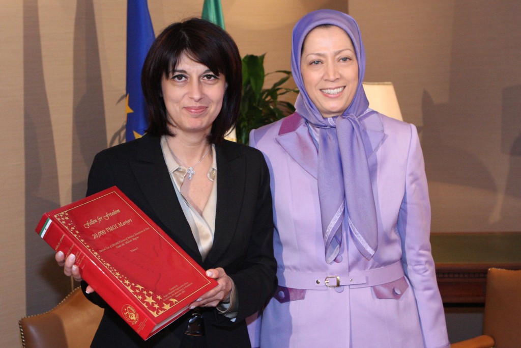 Vice President of the European Parliament from Italy met with Maryam Rajavi