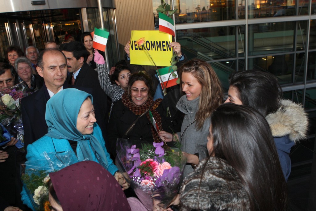 Maryam Rajavi warmly welcomed in Oslo
