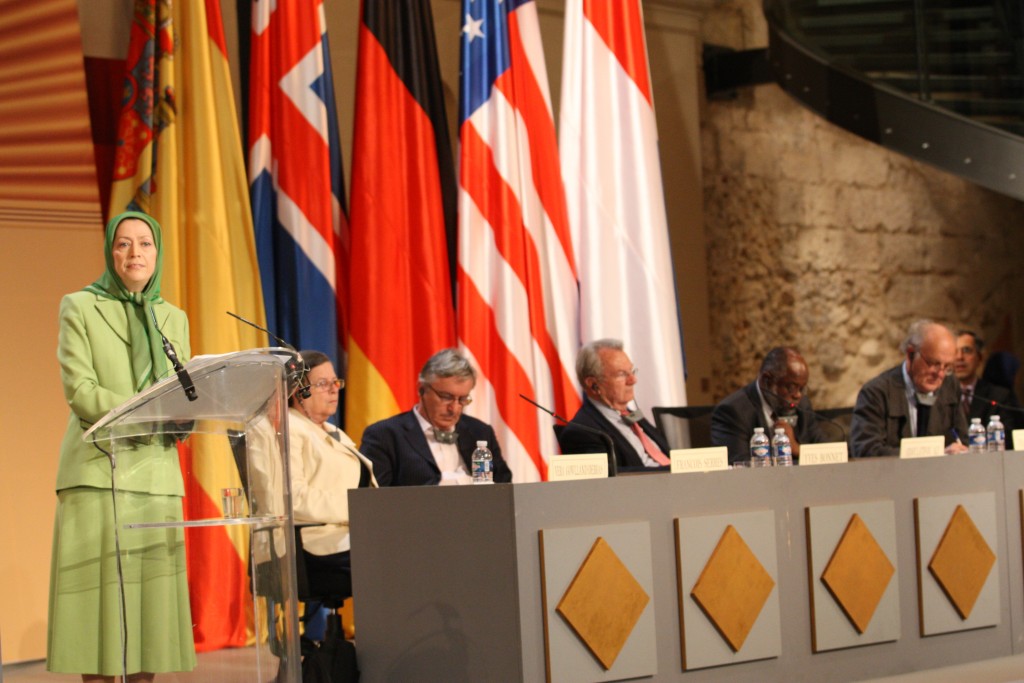 Speech in the international conference in Paris