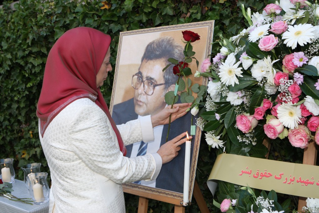 Paying homage to Dr. Rajavi