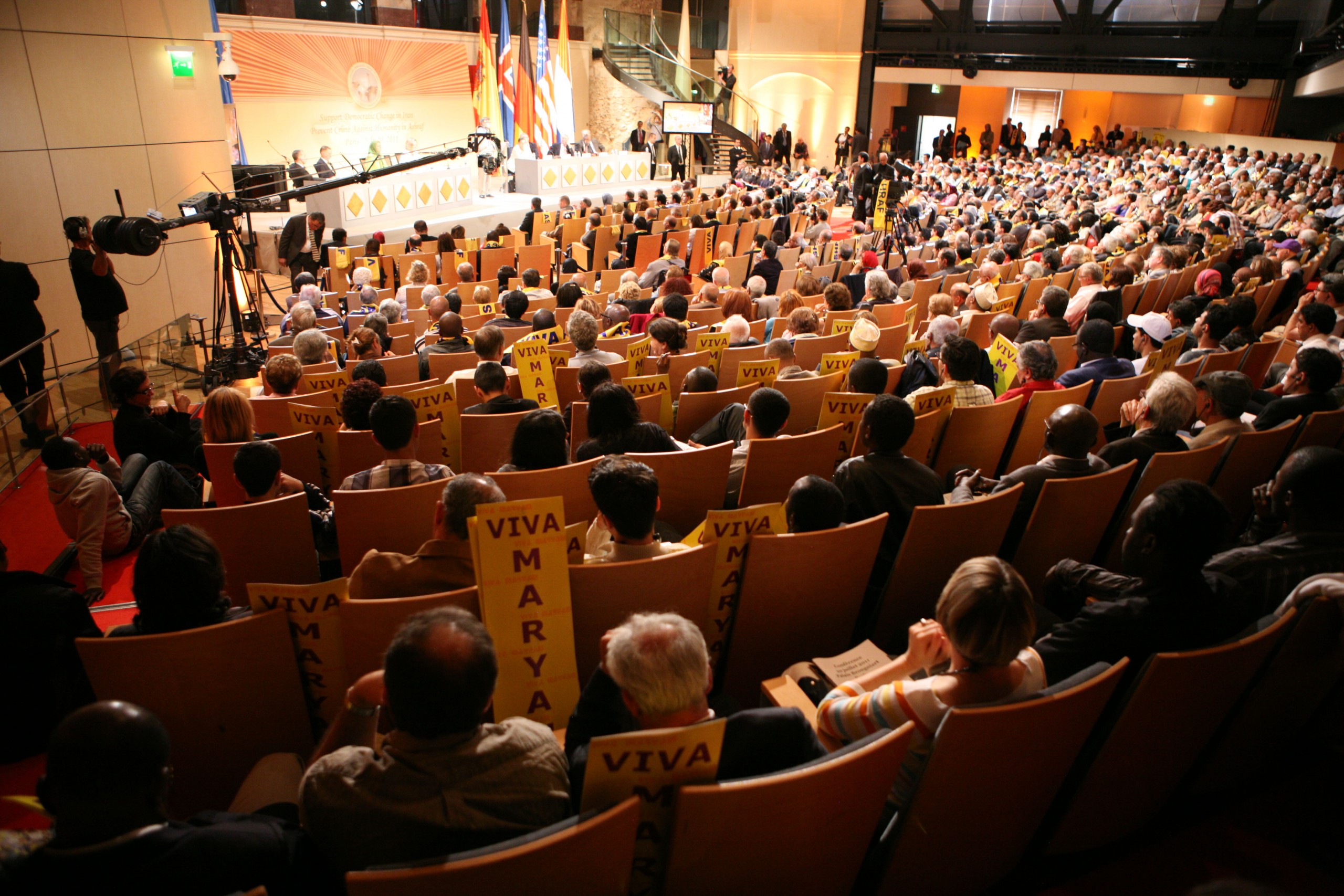 Speech in the international conference in Paris