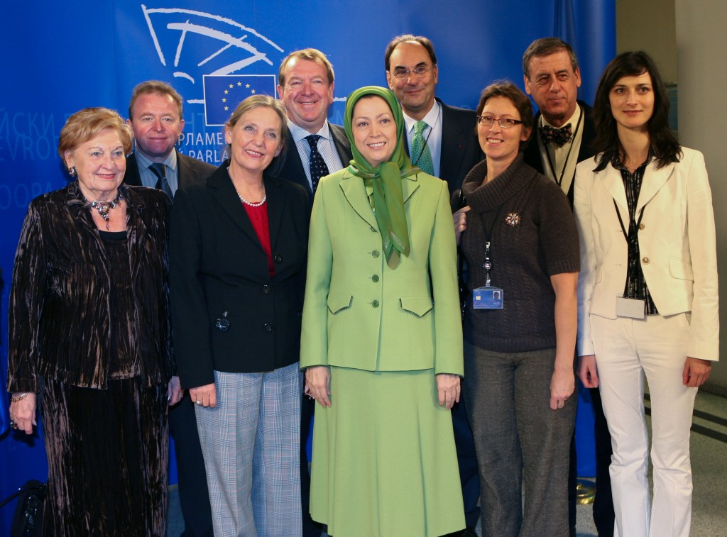 Maryam Rajavi attends EP meeting on Camp Ashraf