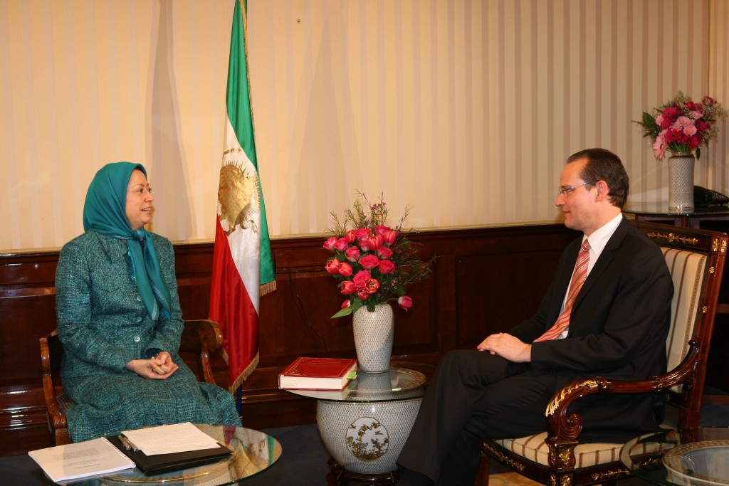 Germany: Mrs. Rajavi met with President of the Federal Parliament’s Committee on European Affairs