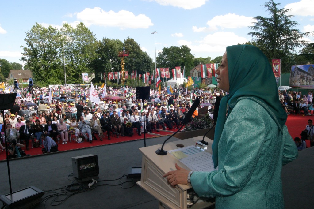 Maryam Rajavi’s address at the gathering on June17, 2004 – Auvers-sur-Oise