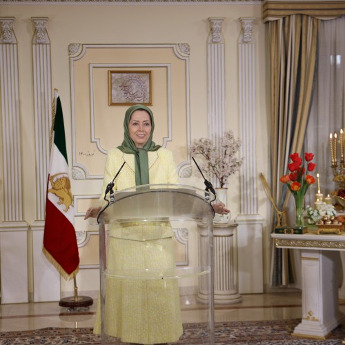 Maryam Rajavi in a gathering celebrating the Iranian New Year- March 20, 2021