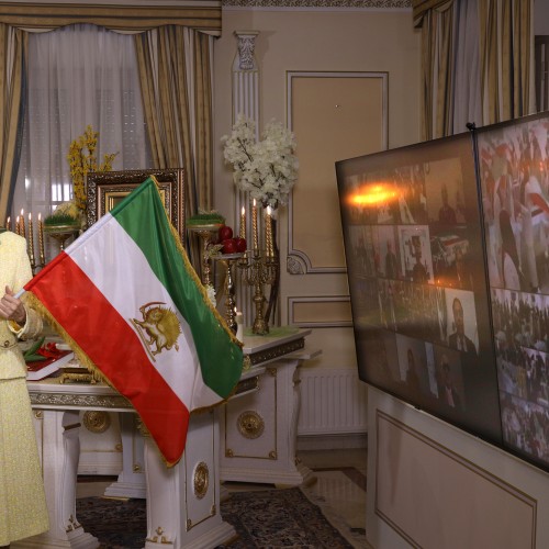 Maryam Rajavi in a gathering celebrating the Iranian New Year- March 20, 2021