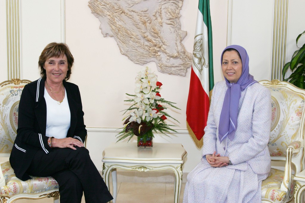 Ms. Edith Cresson, meets Mrs. Rajavi in Auver Sur Oise