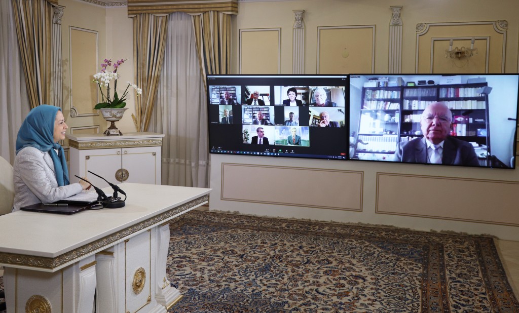 Online Conference featuring Maryam Rajavi, French MPs and Senators