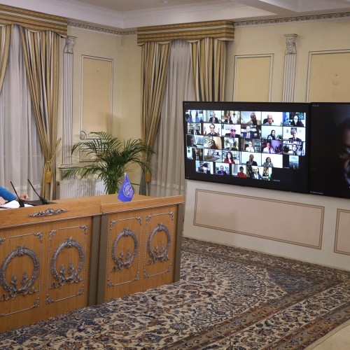 Major Hossein Eskandarian addresses the NCRI interim session
