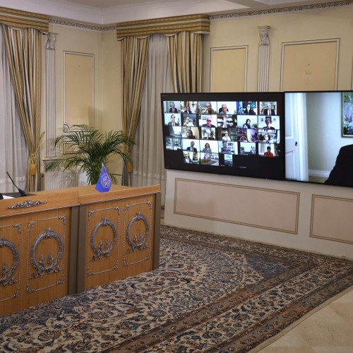 Hossein Jahansouz addresses the NCRI interim session