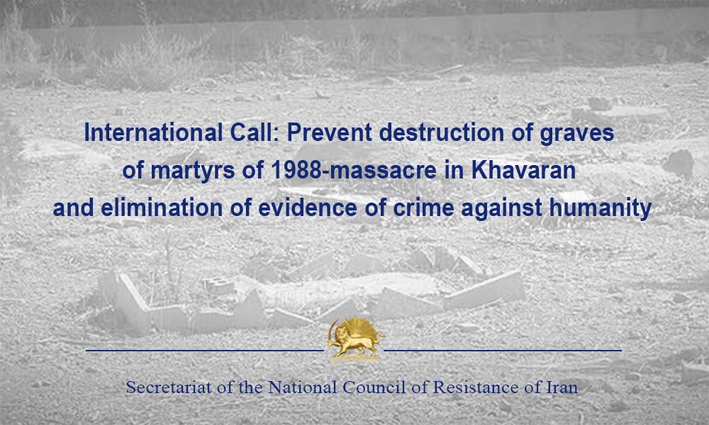 Prevent destruction of graves of martyrs of 1988-massacre