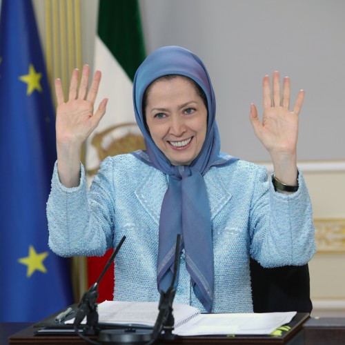 Online conference of Maryam Rajavi with members of the European Parliament – April 2021