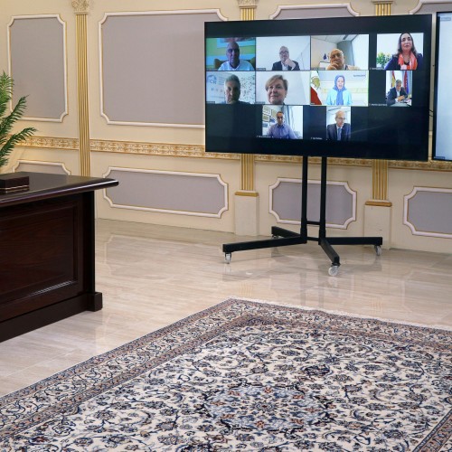 Online conference of Maryam Rajavi with members of the European Parliament – April 2021