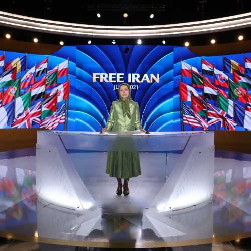 Maryam Rajavi's speech at the first day of Free Iran World Summit - The Democratic Alternative on the March to Victory- July 10, 2021