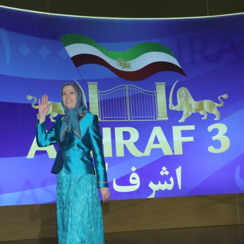 Maryam Rajavi at the second day of the Free Iran World Summit - Europe – Arab World Stand with the Resistance - July 11, 2021