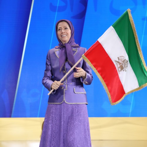 Maryam Rajavi at the third day of the Free Iran World Summit - Global Support for Iranian People's uprising and Democratic Alternative 