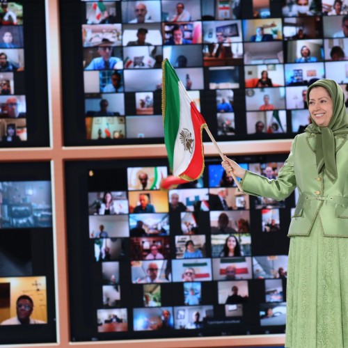 Maryam Rajavi at the first Free Iran World Summit - The Democratic Alternative on the March to Victory- July 10, 2021