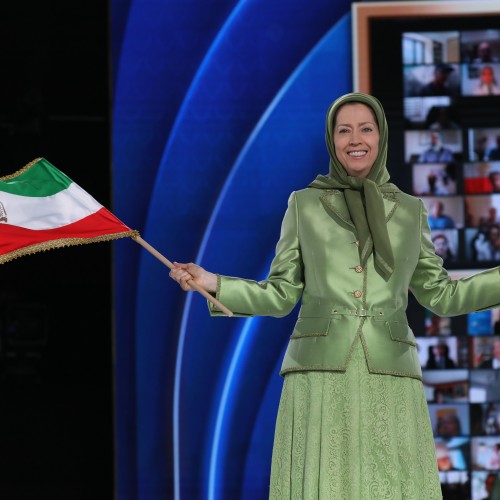 Maryam Rajavi at the first Free Iran World Summit - The Democratic Alternative on the March to Victory- July 10, 2021