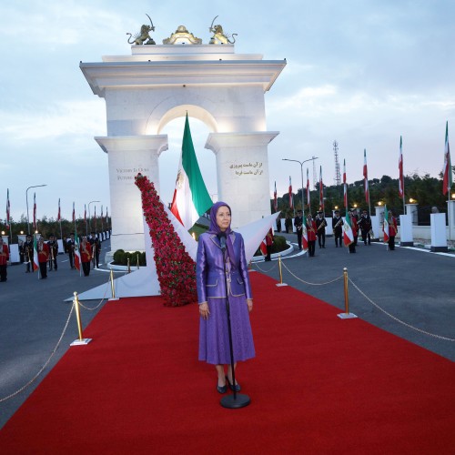 Maryam Rajavi at the third day of the Free Iran World Summit - Global Support for Iranian People's uprising and Democratic Alternative 