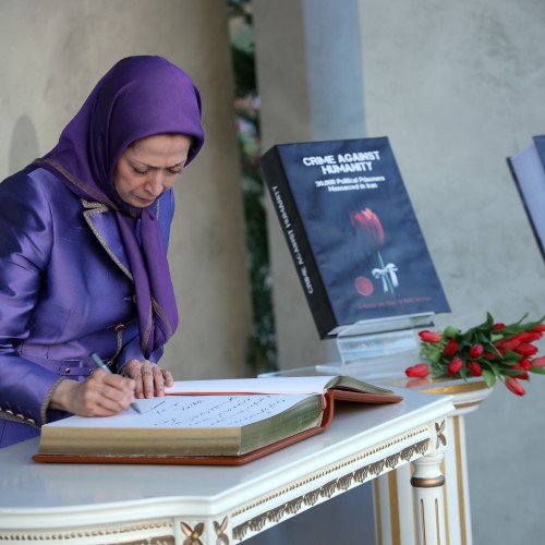 Maryam Rajavi at the third day of the Free Iran World Summit - Global Support for Iranian People's uprising and Democratic Alternative 