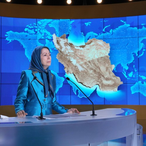 Maryam Rajavi at the second day of the Free Iran World Summit - Europe – Arab World Stand with the Resistance - July 11, 2021