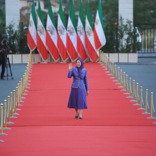 Maryam Rajavi at the third day of the Free Iran World Summit - Global Support for Iranian People's uprising and Democratic Alternative 