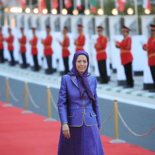 Maryam Rajavi at the third day of the Free Iran World Summit - Global Support for Iranian People's uprising and Democratic Alternative 