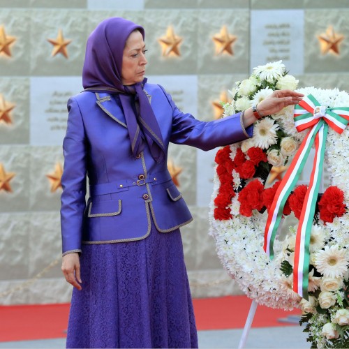 Maryam Rajavi at the third day of the Free Iran World Summit - Global Support for Iranian People's uprising and Democratic Alternative 