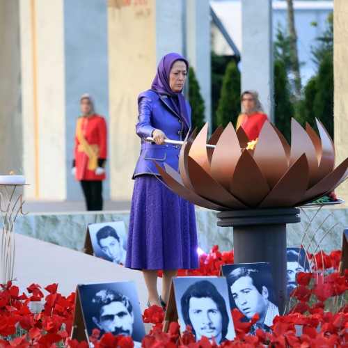 Maryam Rajavi at the third day of the Free Iran World Summit - Global Support for Iranian People's uprising and Democratic Alternative 