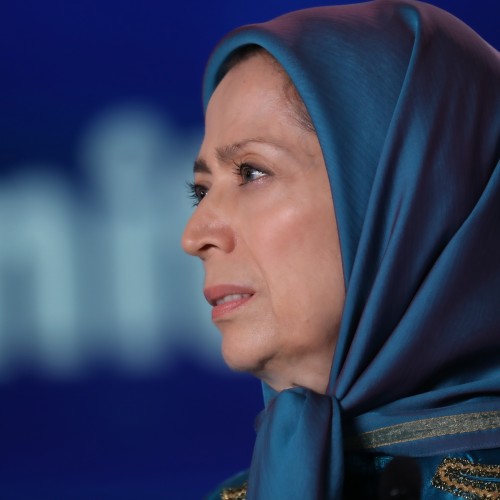 Maryam Rajavi at the second day of the Free Iran World Summit - Europe – Arab World Stand with the Resistance - July 11, 2021