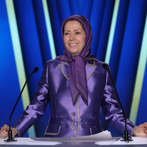 Maryam Rajavi at the third day of the Free Iran World Summit - Global Support for Iranian People's uprising and Democratic Alternative 